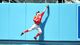 Harper makes a great catch in center field against the Dodgers at Dodger Stadium.