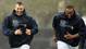 Yankees pitchers Andy Pettitte (left) and CC Sabathia run in the rain during spring training at Steinbrenner Field.