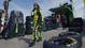 Danica Patrick walks from her hauler to her garage during practice for the Daytona 500 on Feb. 17, 2013.
