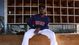 Outfielder Michael Bourn with his new team, the Cleveland Indians.