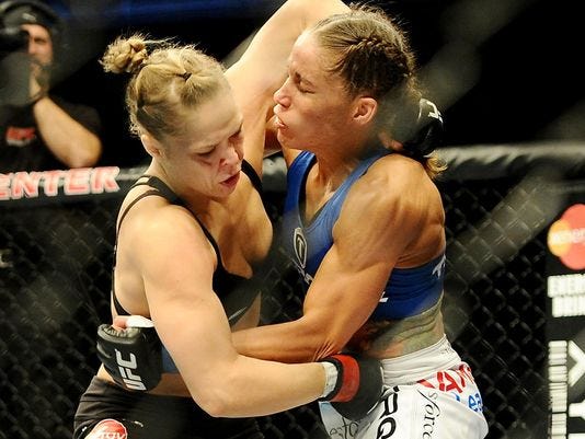 Rousey Carmouche Fight Highlights