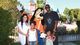 Lakers star Kobe Bryant, wife Vanessa and daughters Natalia, 7, and Gianna, 4, met Goofy at Disneyland in 2010.