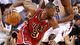 Game 2: Feb. 4 vs. Charlotte Bobcats. LeBron James had 31 points and Dwyane Wade, pictured, added 20 and 12 rebounds in a closer-than-expected win against the NBA's worst team. Score: 99-94.