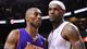 Game 5: Feb. 10 vs. Los Angeles Lakers. LeBron James bettered Kobe Bryant in a matchup of the NBA's most visible stars with 32 points, seven rebounds and four assists to Bryant's 28, six and nine. Score: 107-97.