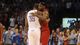 Game 7: Feb. 14 at Oklahoma City Thunder. This NBA Finals rematch on the day before the All-Star break featured Kevin Durant, left, scoring 40 and LeBron James, right, 39. But James added 12 rebounds and seven assists, and the Heat swept the season series with the Thunder. Score: 110-100.