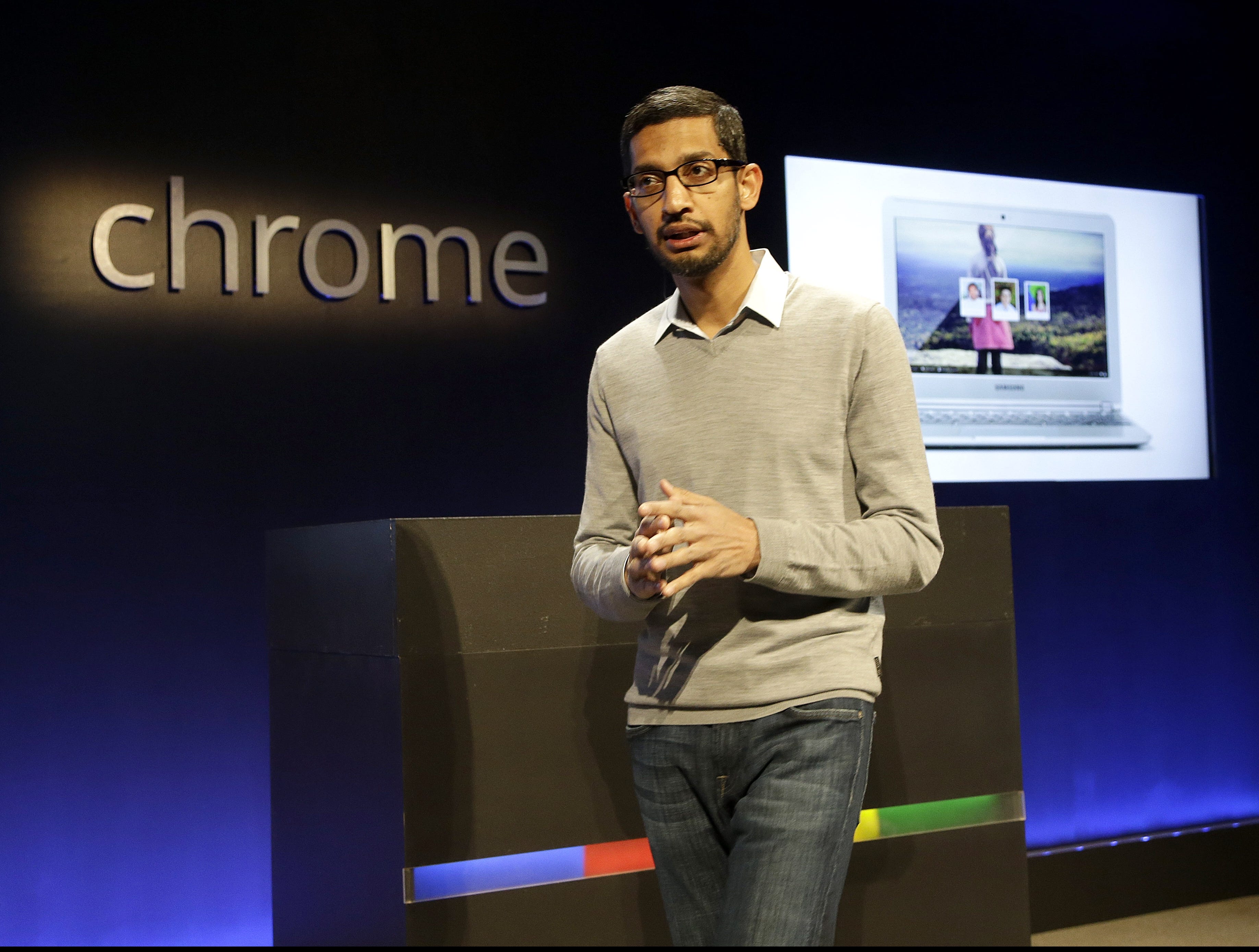 Google executive Sundar Pichai.