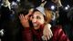 Argentine women scream in St. Peter's Square as they listen to the announcement that the newly elected pope is Cardinal Jorge Bergoglio of Argentina.