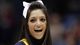 A La Salle Explorers cheerleader performs during the second half of a March 20 first-round matchup with Boise State at University of Dayton Arena.