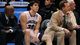 Gonzaga Bulldogs guard Mike Hart looks up at the clock late in the second half of the game against the Wichita State Shockers during the third round at EnergySolutions Arena. Witchita State won the game 76-70.
