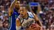 Georgetown Hoyas guard Jabril Trawick (55) is defended by Florida Gulf Coast Eagles guard Dajuan Graf (35) during the first half during the second round. Florida Gulf Coast defeated Georgetown 78-68.