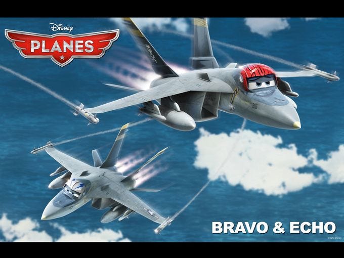 The Disney film 'Planes' aims to do to the airbound world what Pixar's 'Cars' did for automobiles. It is due to set flight Aug. 9 with a squadron full of quirky characters, so USA TODAY reveals the cast. It includes a 'Top Gun' reunion of Anthony Edwards and Val Kilmer, who both voice F-18 jets. "When you see them flying, they are going to take your breath away," says director Klay Hall.