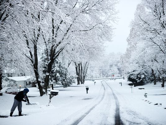 spring snow storm