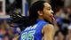 Florida Gulf Coast guard Sherwood Brown looks to the crowd as his team is in the lead against San Diego State.