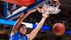 Florida Gulf Coast Eagles forward Chase Fieler dunks during the second half against the Georgetown Hoyas.