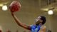 Florida Gulf Coast Eagles guard Bernard Thompson goes up for a layup against the Mercer Bears during the championship game of the Atlantic Sun tournament at Hawkins Arena.