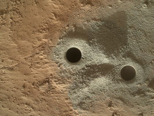 mars holes