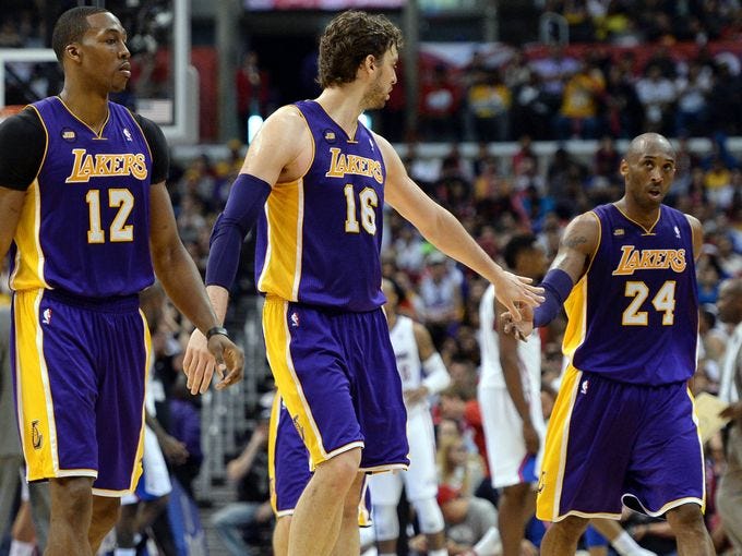 It's over. The 2012-13 Lakers scrapped to make the playoffs, but were swept when they got there by the Spurs. Here's a look at everything that went wrong for them throughout the season.