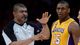 March 25: Starting small forward Metta World Peace tore the meniscus in his knee but returned quickly for this game, on April 9.