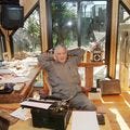 Al Neuharth, founder of USA TODAY,  in his office at his home in December 1999 in Cocoa Beach, Fla. After retiring as chairman of Gannett , Neuharth spent time founding an organization that fights for press freedom, educating the public about the media through a museum and traveling exhibit and raising a second family.