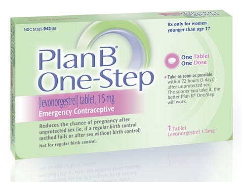 Plan B One-Step (levonorgestrel) tablet is one of the brands known as the 