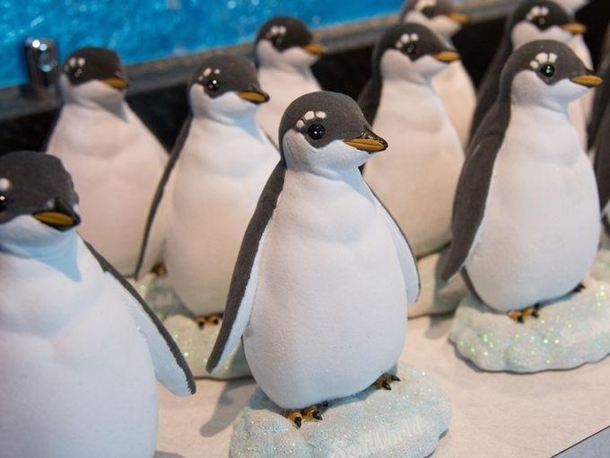 Antarctica's hero penguin, Puck, takes guests on a journey through the stormy and sometimes dangerous continent.   His bravery and love of family is sure to make him a popular souvenir item.
