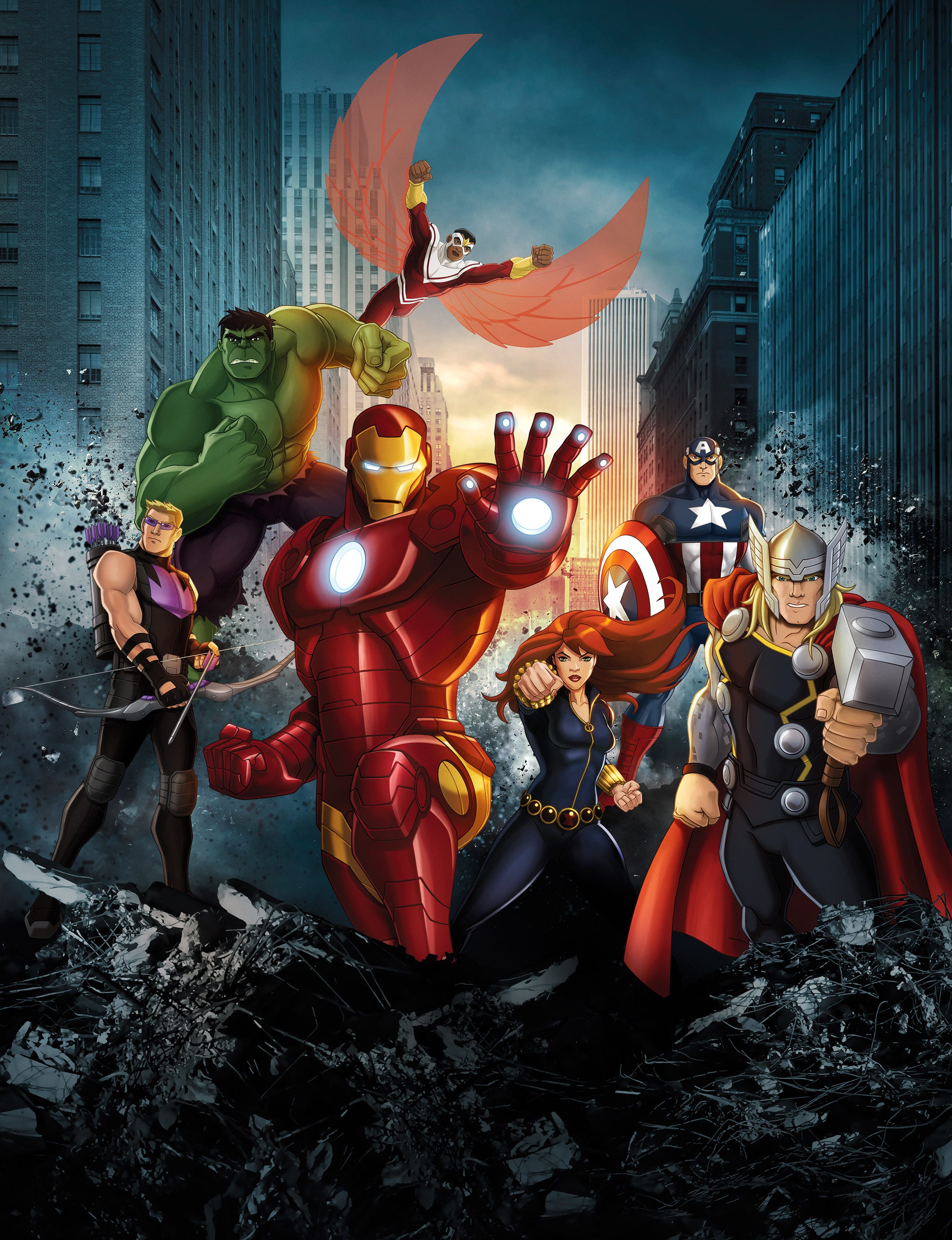 Animated Avengers Assemble On Disney Xd This Weekend