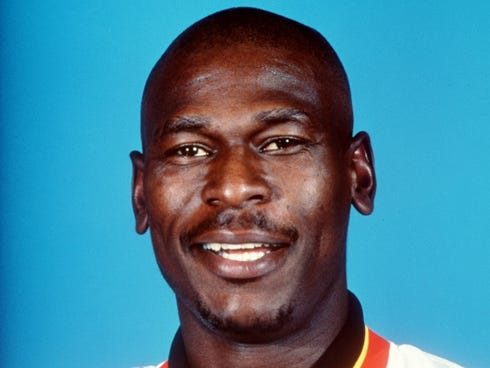 Mookie Blaylock, shown in 1996, is most known for his time with the Hawks in the mid-1990s.