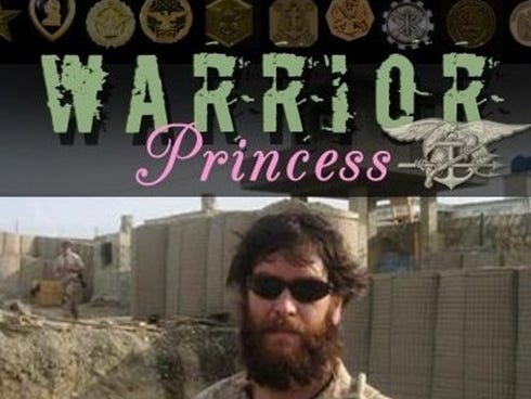 The cover of Warrior Princess, published by Advance Press, is the memoir of a U.S. Navy Seal coming out transgender