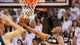 Game 1 in Miami: Spurs 92, Heat 88 --San Antonio Spurs center Boris Diaw drives to the basket during the first quarter.