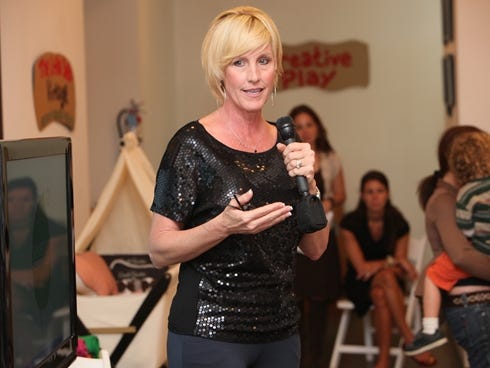 Erin Brockovich raises awareness about the nation's outdated chemical laws at an event on Oct. 24, 2009.