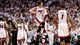 Game 2 in Miami: Heat 103, Spurs 84 - Heat forward LeBron James dunks.