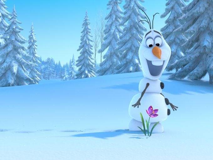 Josh Gad voices the snowman Olaf."Josh brings humor to every scene," co-director Chris Buck says of the 'Book of Mormon'<i> </i>star. "He's hilarious."