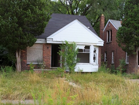 About 20% of homes in foreclosure have been abandoned and stand vacant.