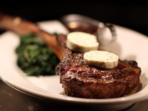 Dallas is a beef-lover's paradise. One of the most unique steaks in town is the dry-aged ���long bone��� cowboy steak at Nick and Sam's.  It's your traditional ribeye, but Nick and Sam's takes it to the next level with custom seasonings and then topping 