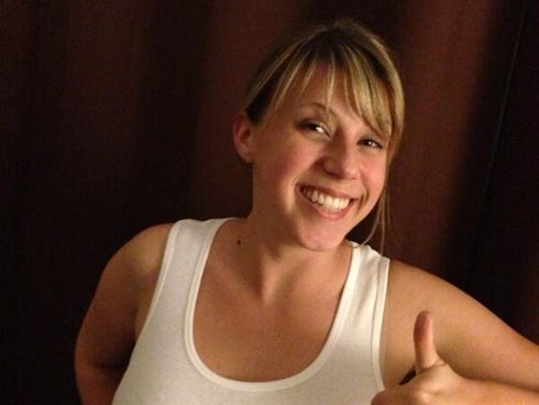 In March, Jodie Sweetin shared a shot of herself supporting Andy Dick on 'Dancing With the Stars.'
