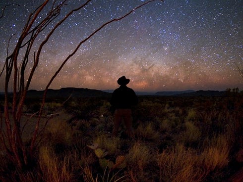 Big Bend National Park in remote west Texas is one of the darkest parks in the lower 48 states.