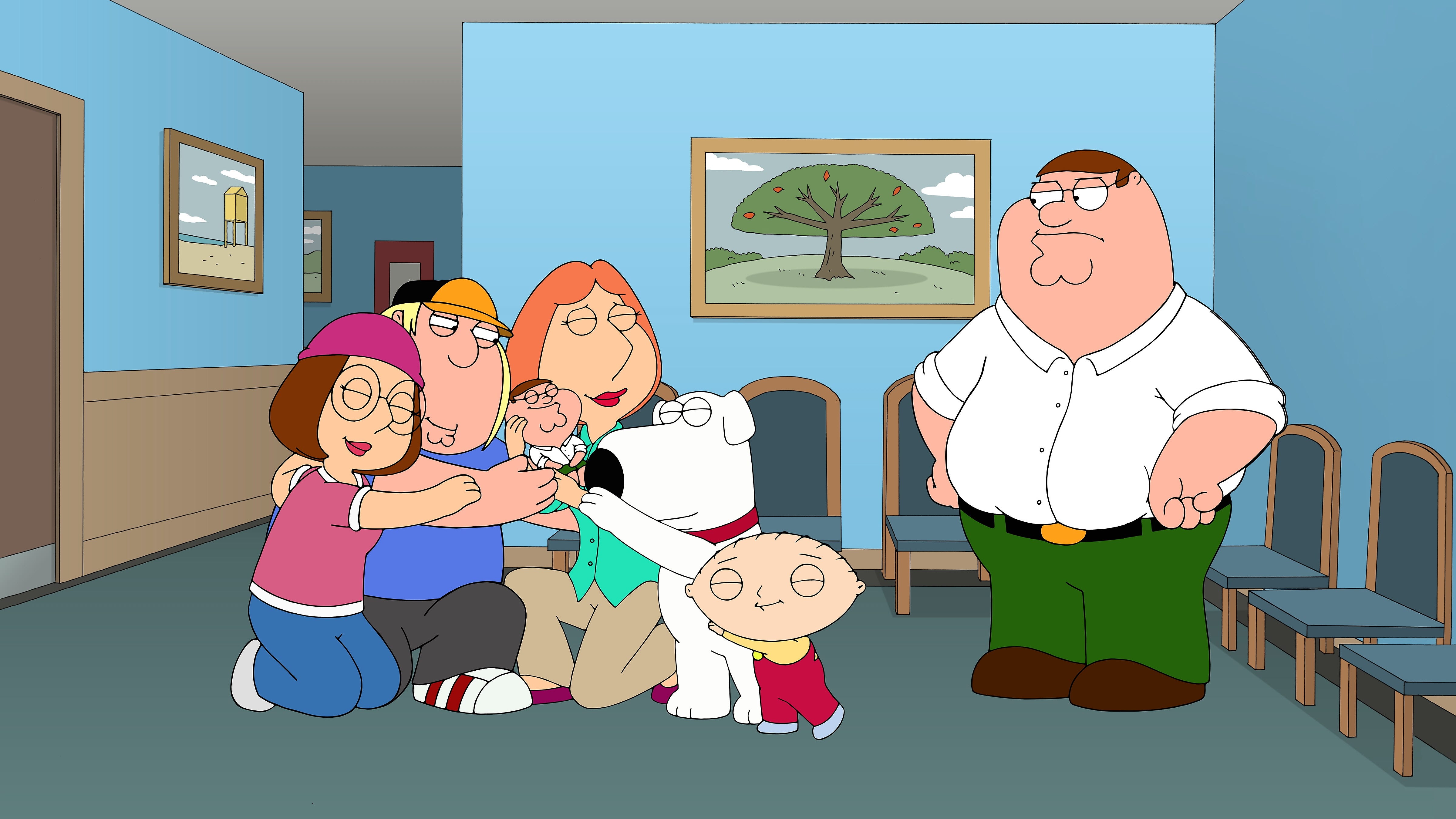 Family Guy Kills Off Major Character Family guyn juoni on rakennettu periamerikkalaisen, rhode islandin kuvitteellisessa quahog'ssa, asuvan perheen. usa today