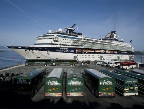 Celebrity Cruises Alaska on Celebrity Cruises  Celebrity Century Tied Up In Sitka  Alaska On Sept