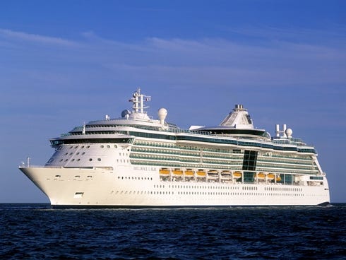 Royal Caribbean's 2,100-passenger Brilliance of the Seas.