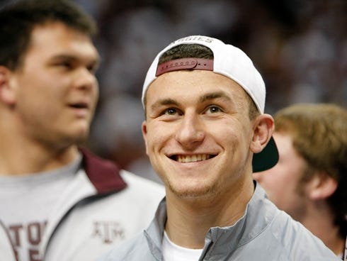 Texas A,M quarterback Johnny Manziel isn't shy about making his opinions known on social media.
