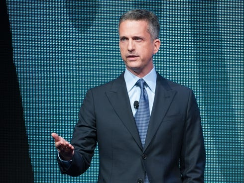 Tuesday, May 15, 2012 -- New York, N.Y. -- Best Buy Theater -- ESPN Upfront -- Bill Simmons (l) and Sage Steele [Via MerlinFTP Drop]