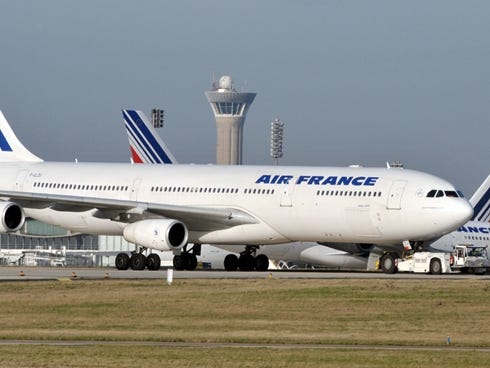 Aircraft at Paris Charles de Gaulle airport are seen in this photo from Nov. 20, 2009.