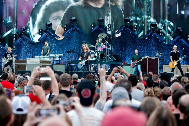 The Foo Fighters performed on Wednesday, July 28, 2021 at the Icon Festival Stage at Smer Riverfront Park. The concert was the first on a new stage outside the Andrew J. Brady Icon Music Center.