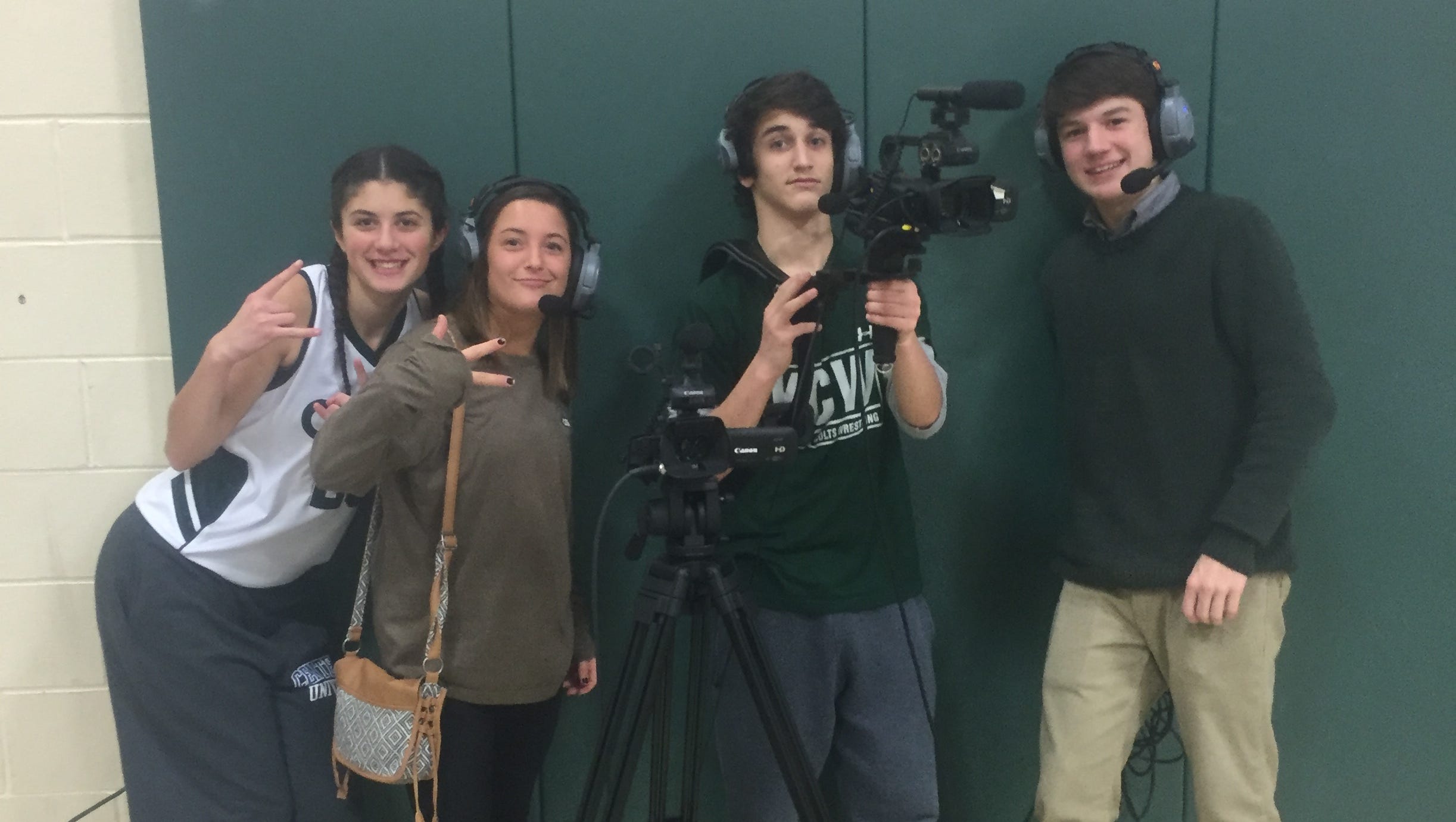Kinnelon multimedia class taking to the court, field