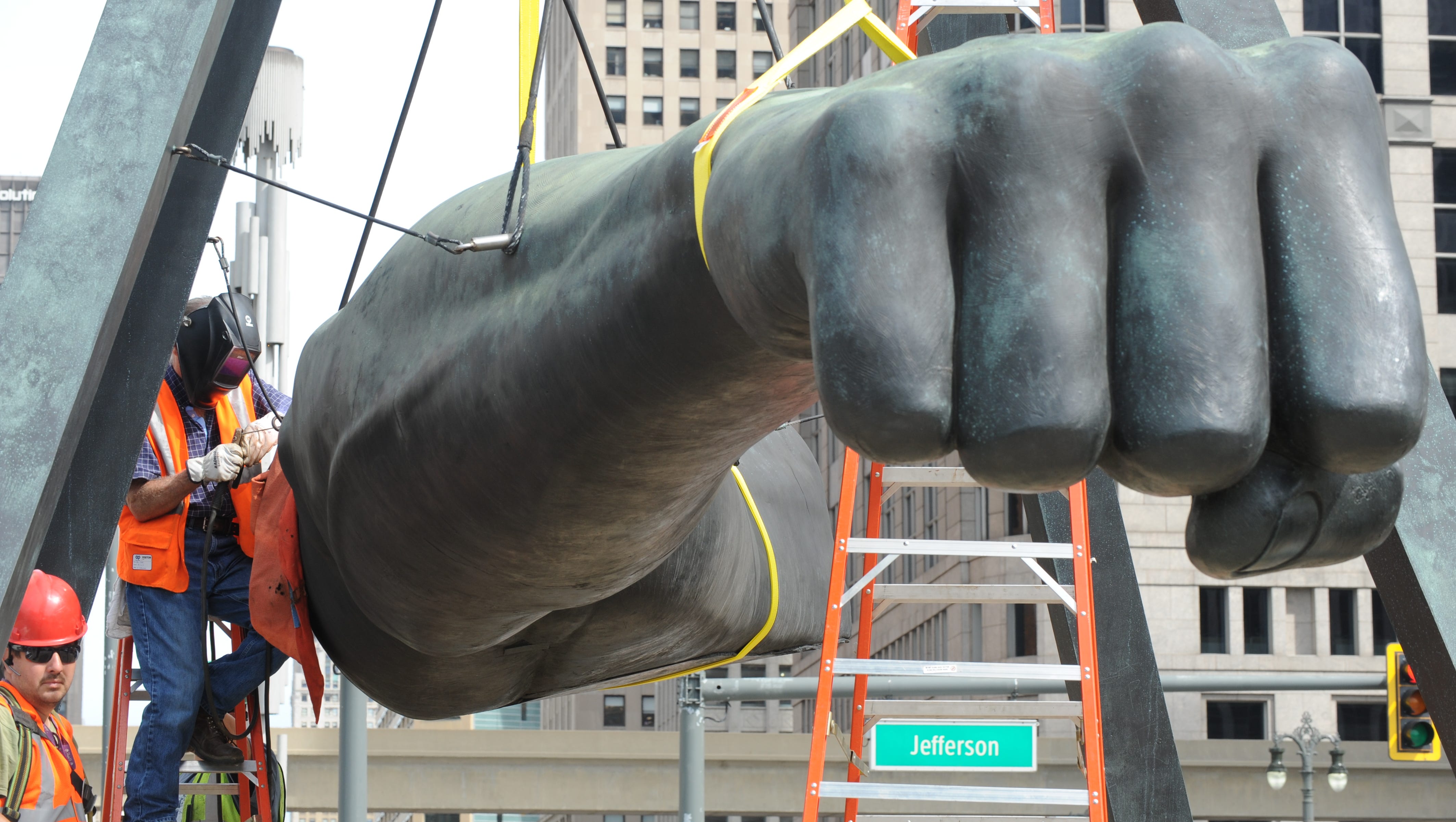 Detroit Sculpture Of Joe Louis Fist Getting Overhaul