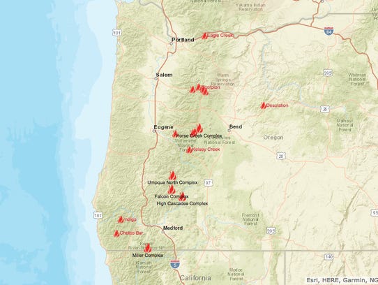 Oregon wildfires burned these areas. Here's how they were damaged and when they will reopen