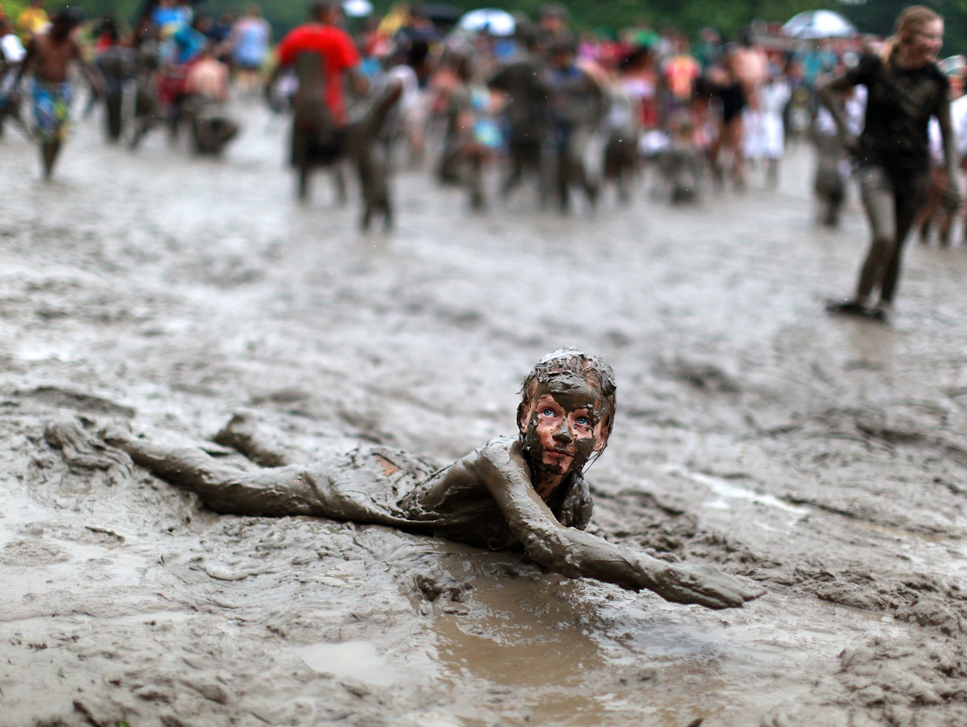 Mud Day attracts thousands to Wayne County park for sloppy fun