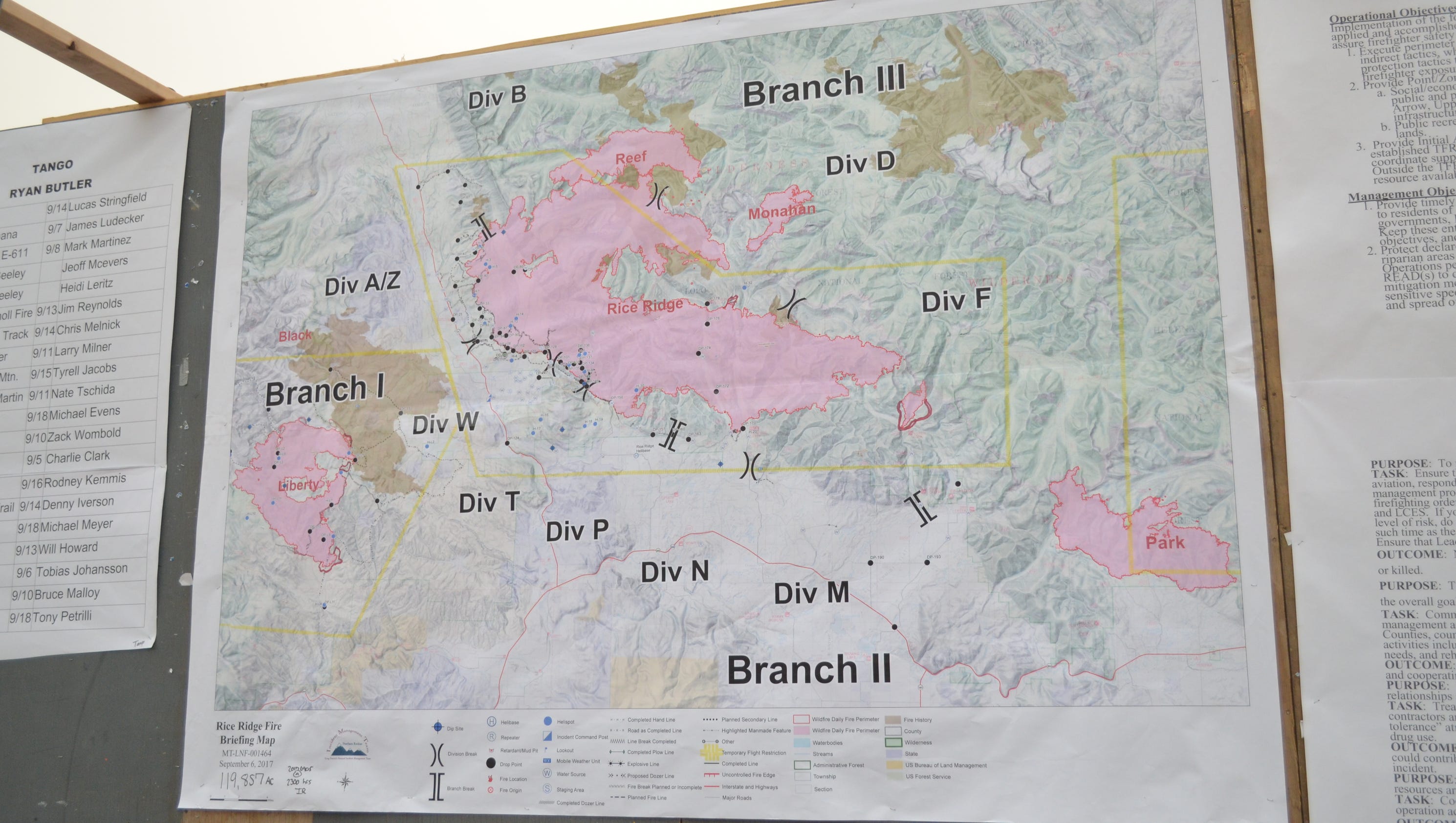 Seeley Lake smoked out under Rice Ridge Fire