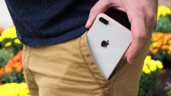 iPhone 8 Plus in Pocket