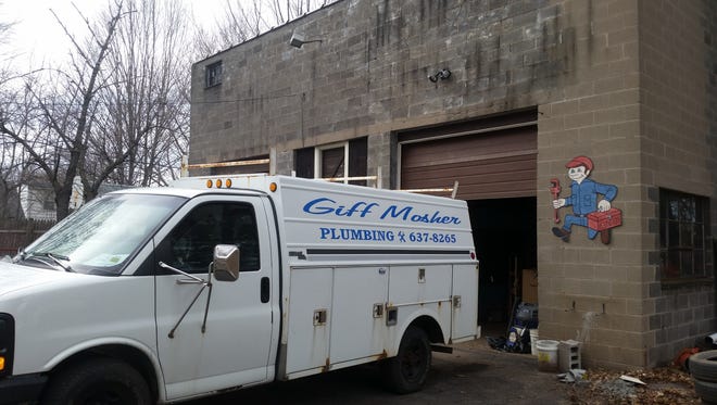 “We don’t even advertise — people know us by the name on the side of the van,” says Teddy Mosher, who now runs Giff Mosher & Son Plumbing.